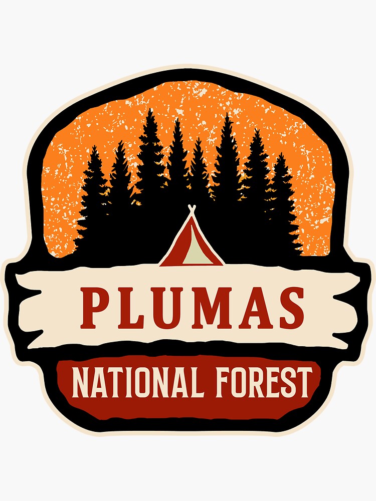 "Plumas National Forest" Sticker by ArtistSign Redbubble
