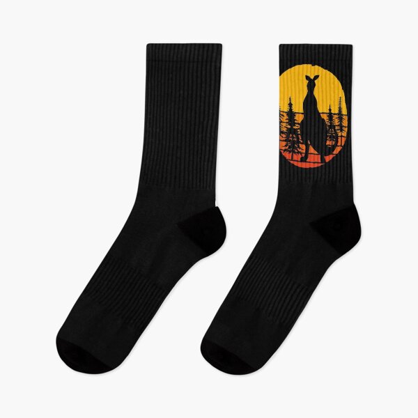 Item preview, Australian Outback Retro Sunset Zoo Animal Kangaroo designed and sold by bestshirtdesign.
