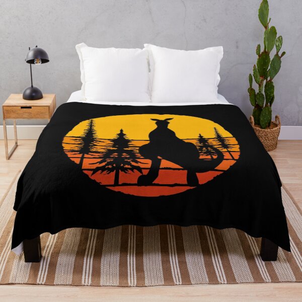 Item preview, Australian Outback Retro Sunset Zoo Animal Kangaroo designed and sold by bestshirtdesign.