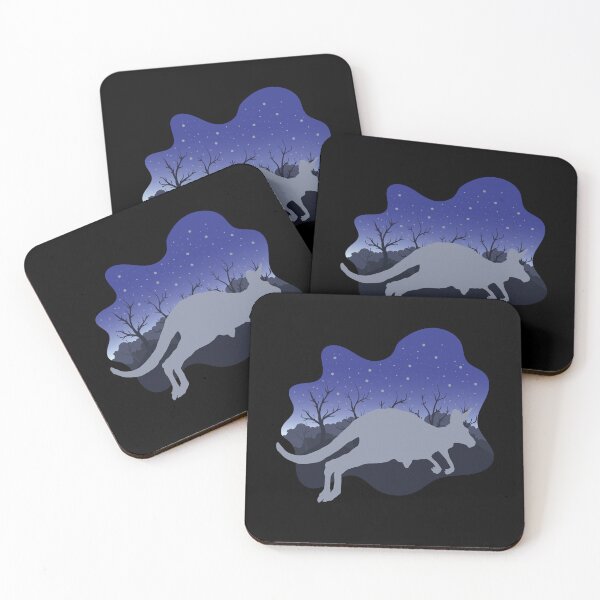 Item preview, Australian Night Outback Marsupial Zoo Animal Kangaroo designed and sold by bestshirtdesign.