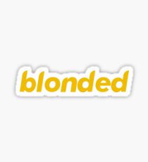 Frank Ocean Blonded Sticker