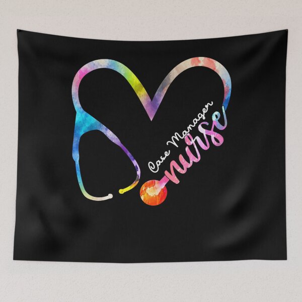Item preview, Case Manager Nurse Watercol Love Heart Stethoscope RN Nurse designed and sold by Mariaxjulio.