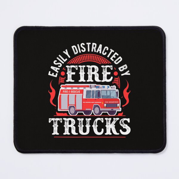 Item preview, Firefighter Distracted By Fire Trucks  designed and sold by CarlinConner.
