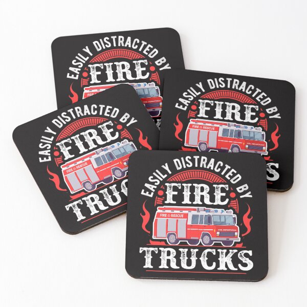 Item preview, Firefighter Distracted By Fire Trucks  designed and sold by CarlinConner.