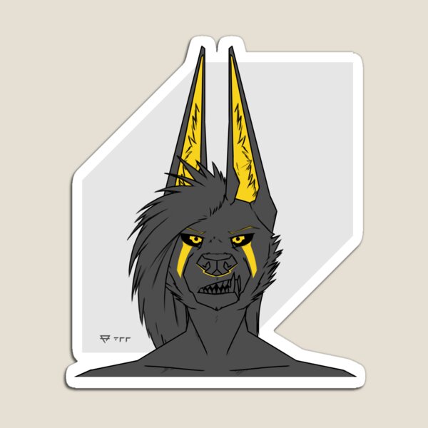 Anubis: Double Canines Magnet