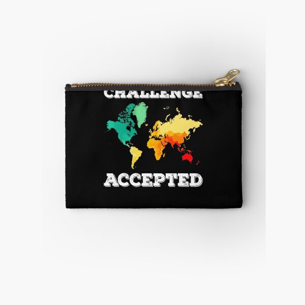 Item preview, Challenge Accepted Map Travel World Traveler  designed and sold by Mariaxjulio.