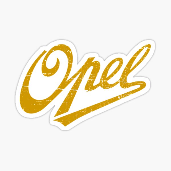 Retro-Opel - Schmutz Sticker