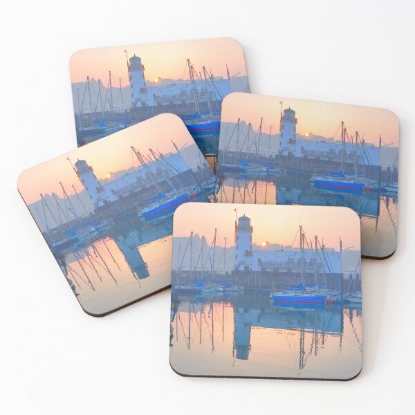 Item preview, Scarborough Harbour Sunset Glow designed and sold by Alisonchambers2.