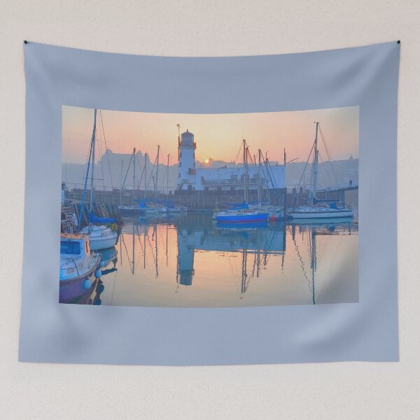 Item preview, Scarborough Harbour Sunset Glow designed and sold by Alisonchambers2.