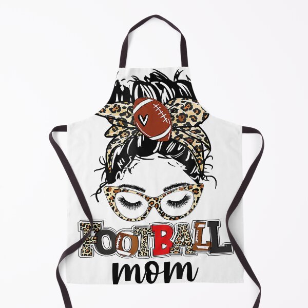 Item preview, Football Mom Messy Hair Bun Leopard Women Mother's Day designed and sold by AaronWeedo.
