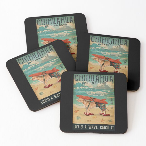 Item preview, Surfing Chihuahua dog funny quotes designed and sold by Douglafa.