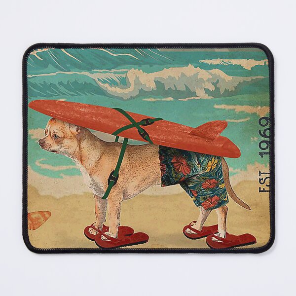 Item preview, Surfing Chihuahua dog funny quotes designed and sold by Douglafa.