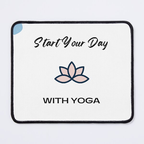 Item preview, start your day with yoga designed and sold by PURLOW.