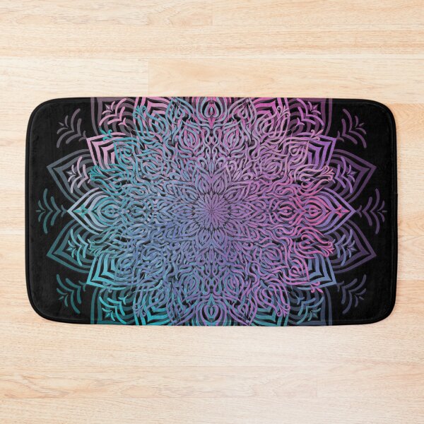 Item preview, Colorful flowermandala with watercolor effect designed and sold by KreaKat.