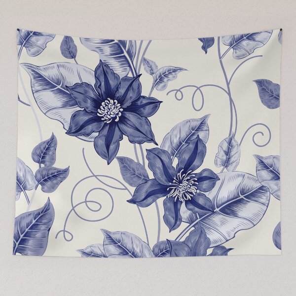 Item preview, Romantic Vintage Floral Damascus designed and sold by nouveaudecor.