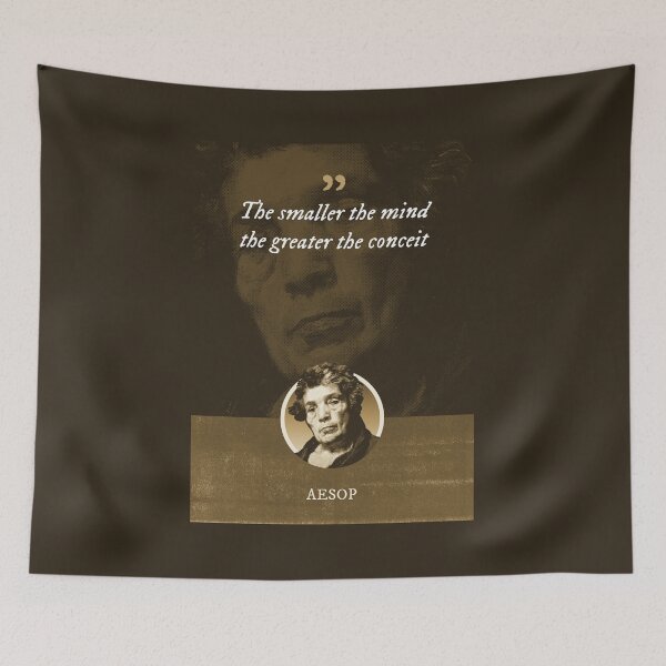 Item preview, Aesop - The smaller the mind the greater the conceit designed and sold by Syahrasi.