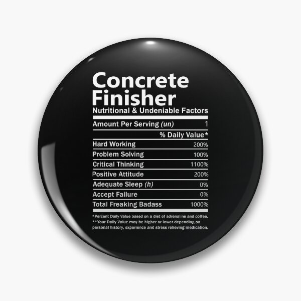 Item preview, Concrete Finisher T Shirt - Nutritional And Undeniable Factors Gift Item Tee designed and sold by averiarnol.