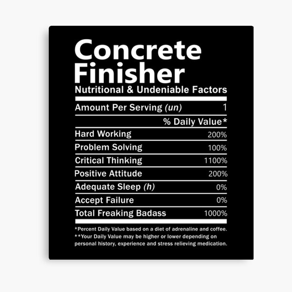 Item preview, Concrete Finisher T Shirt - Nutritional And Undeniable Factors Gift Item Tee designed and sold by averiarnol.
