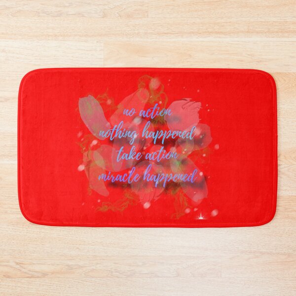 Item preview, NO ACTION NOTHING HAPPENED , TAKE ACTION MIRACLE HAPPENED designed and sold by tintingouw.