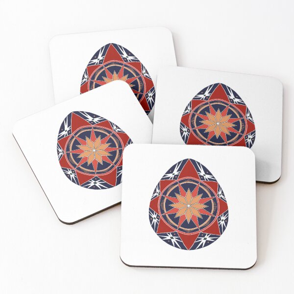 Item preview, Easter egg Ukrainian inspired Red Blue designed and sold by hallas2b.