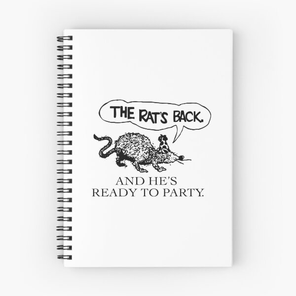 Item preview, The Rat's Back, And he's ready to party | Vintage design  designed and sold by sillybitchin.