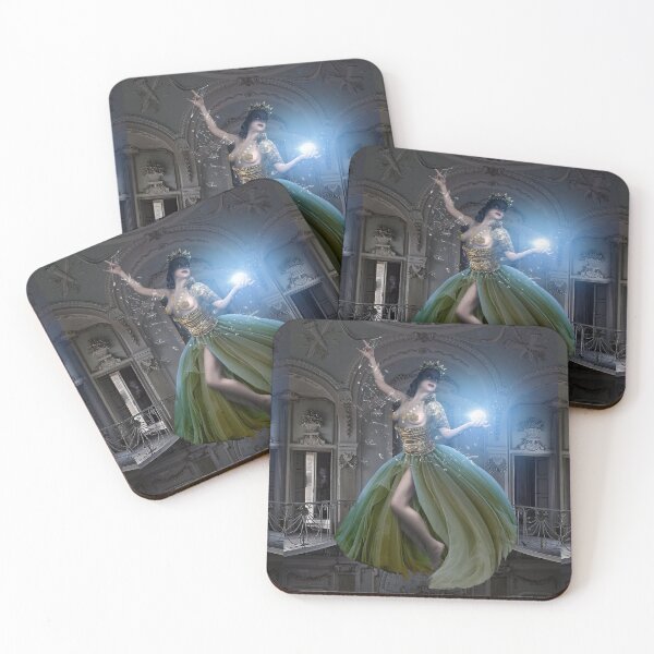 Item preview, Beautiful Witch Mystical Fantasy Digital Art designed and sold by OverburyArt.