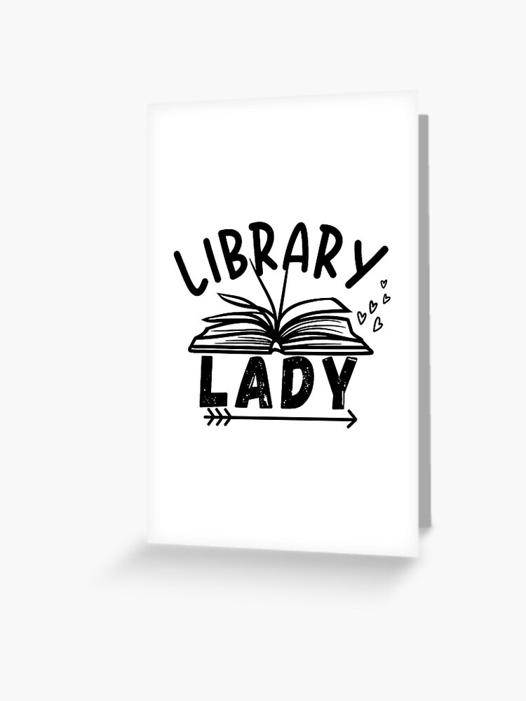Carte de vœux for Sale avec l'œuvre « dame de bibliothèque » de l'artiste  ronaldsonou
