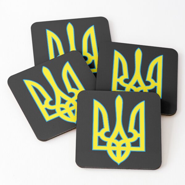 Item preview, Ukrainian Herb Blue and Yellow Flag Colors Stand With Ukraine Support  designed and sold by alenaz.