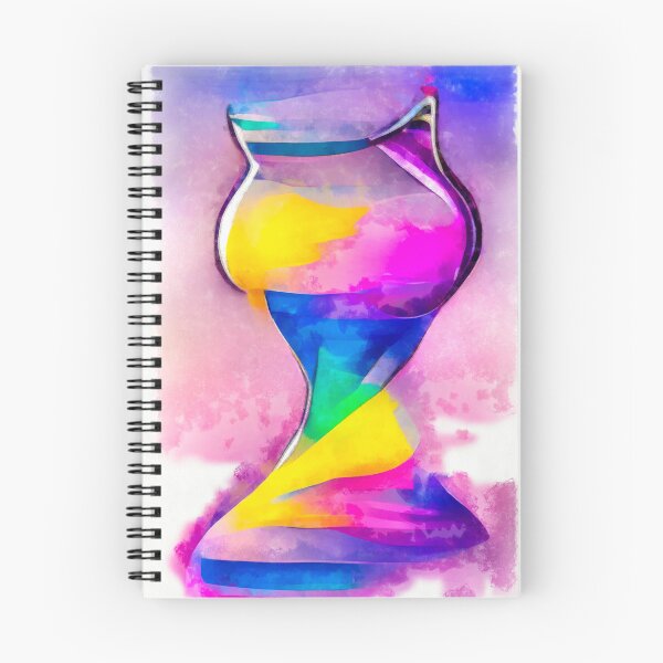 Item preview, Time 01 Hourglass Colorful Watercolor designed and sold by mhfoto.