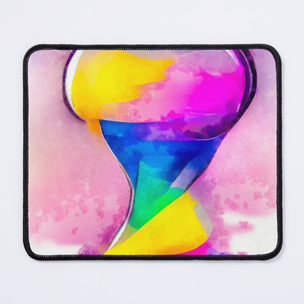 Item preview, Time 01 Hourglass Colorful Watercolor designed and sold by mhfoto.