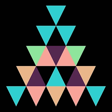 Artwork thumbnail, Geometric Pyramid by Amir Faysal