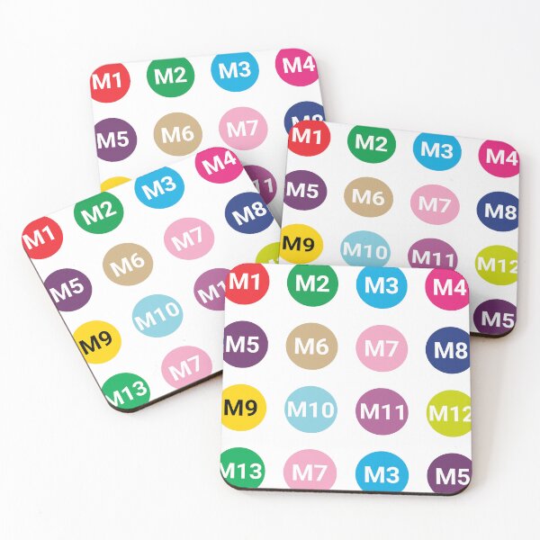 Item preview, Istanbul Metro Icons designed and sold by AugustStation.