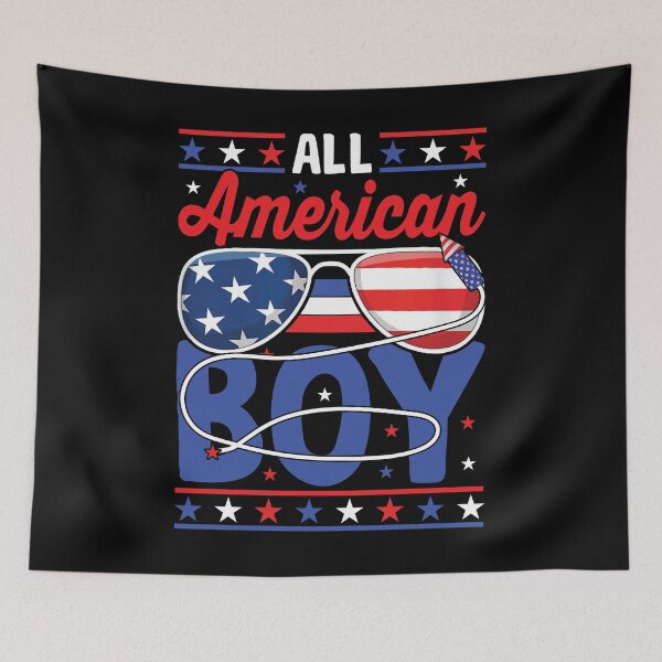 Item preview, All American Boy Shirt, 4th Of July Shirt, Independence Day Shirt, Fourth Of July Shirt, Patriotic Boy Shirt, God Bless American Boy Shirt designed and sold by aymob.