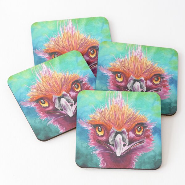 Item preview, Emus Of A Feather animal poster poster  designed and sold by amoslemos.