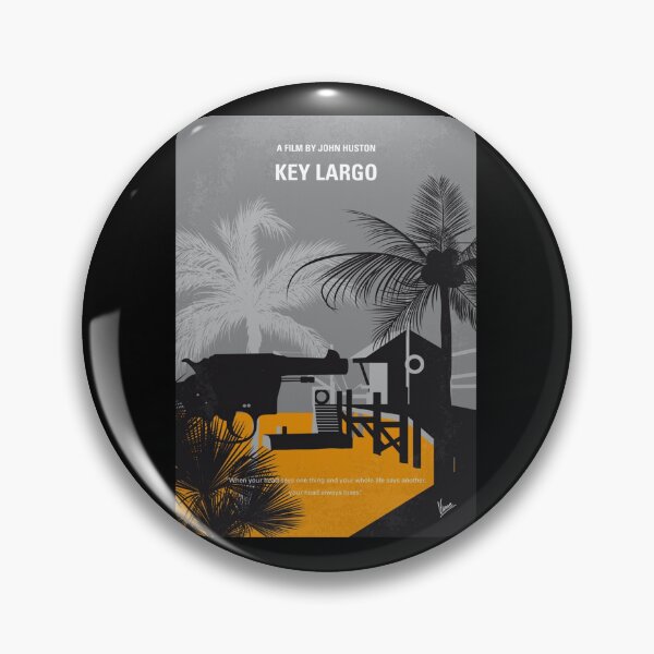 Item preview, No998 My Key Largo minimal movie poster Poster designed and sold by fieroiqfarel.