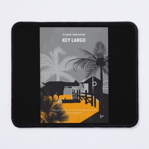 Item preview, No998 My Key Largo minimal movie poster Poster designed and sold by fieroiqfarel.
