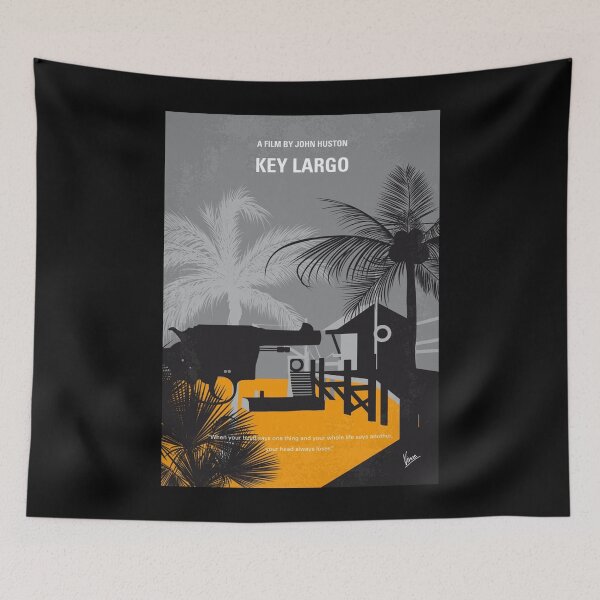 Item preview, No998 My Key Largo minimal movie poster Poster designed and sold by fieroiqfarel.