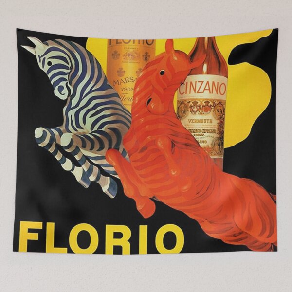 Item preview, Florio Cinzano Vintage Beverage Posters designed and sold by carbajalchad.