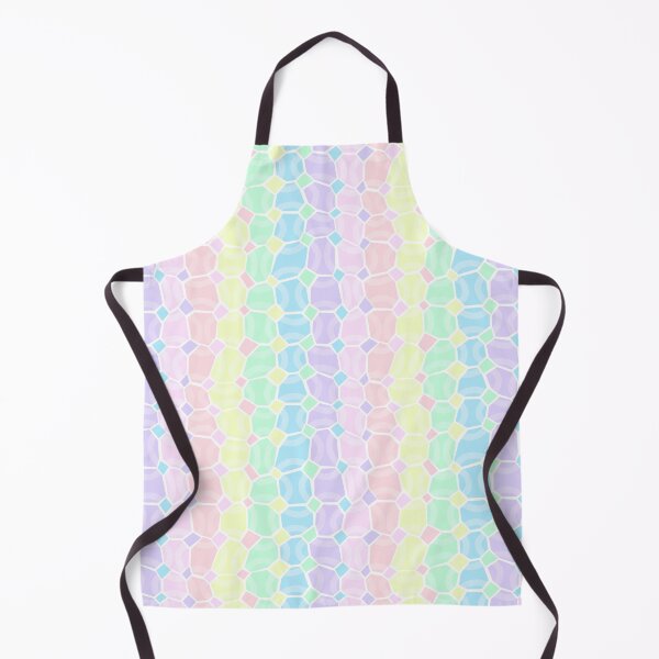 Item preview, Geometric Shapes in Pastel Rainbow Stripes Pattern designed and sold by DilatorySloth.