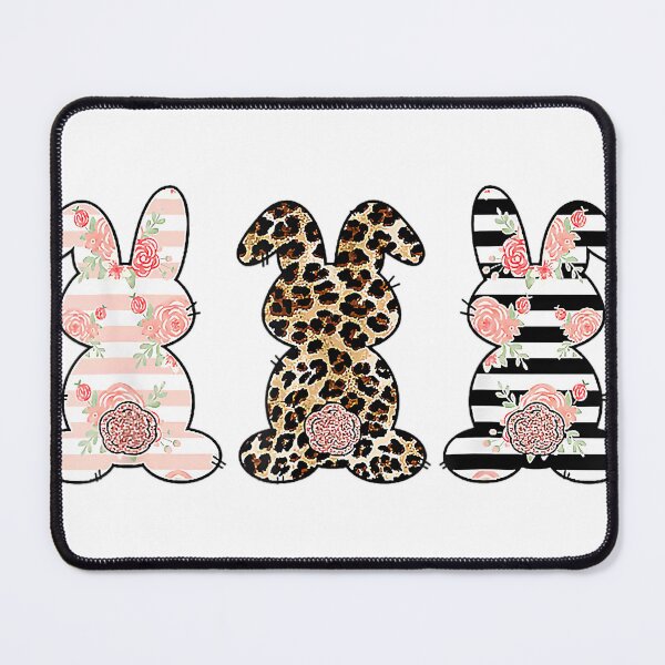Item preview, Leopard Easter Bunny Rabbit Trio Cute Easter Day designed and sold by ConnorLeonard.