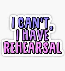 Pegatina No puedo tener ensayo