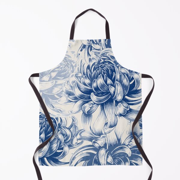Item preview, Chrysanthemum Vintage Floral Pattern designed and sold by nouveaudecor.