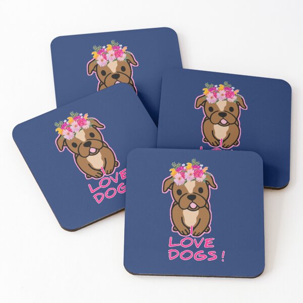 Item preview,  Cute puppy with flowers crown designed and sold by Designs1279.