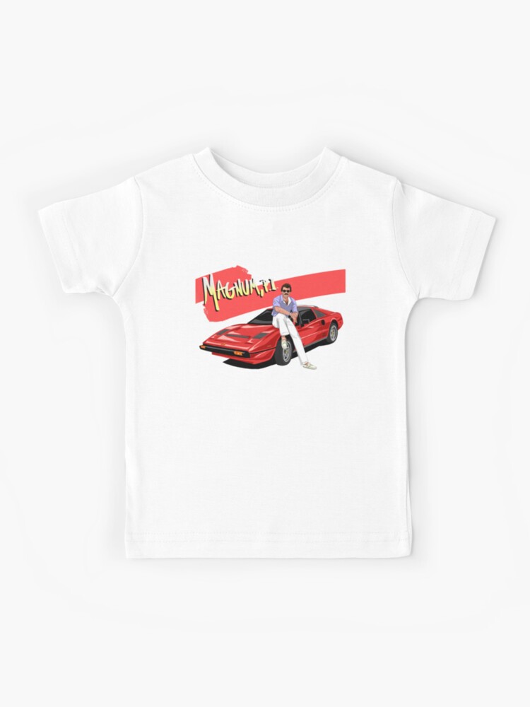 Kinder T Shirt for Sale mit Magnum Rot WeiB und Blau von m00nshotArt Redbubble