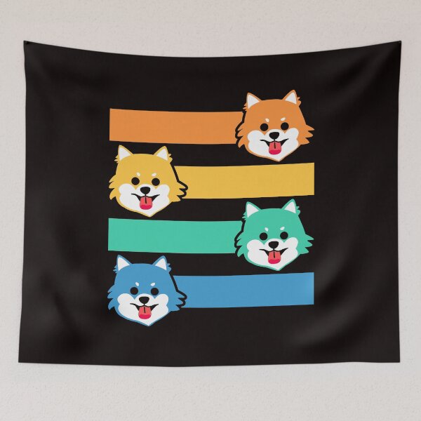 Item preview, Retro Pomeranian Owner Dog Lover Puppy Fans Paw Animal designed and sold by TomGiantDesigns.
