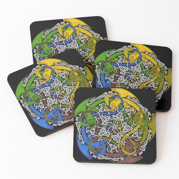 Item preview, Noeud de cinq dragons (couleur) . classique designed and sold by fieroiqfarel.