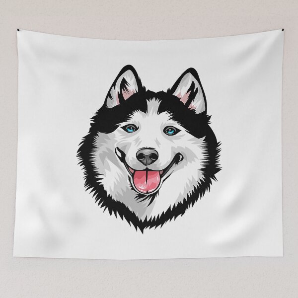 Item preview, Cool Siberian Husky Face designed and sold by PerkinsAarav.