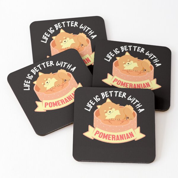 Item preview, Life Better With Pomeranian Pommy Pom Owner Dog Animal designed and sold by TomGiantDesigns.
