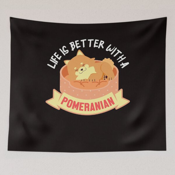 Item preview, Life Better With Pomeranian Pommy Pom Owner Dog Animal designed and sold by TomGiantDesigns.