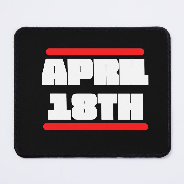 Item preview, Vintage April !8th Bold Typography  designed and sold by garniturex.